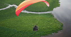 Полёт на мотопараплане 